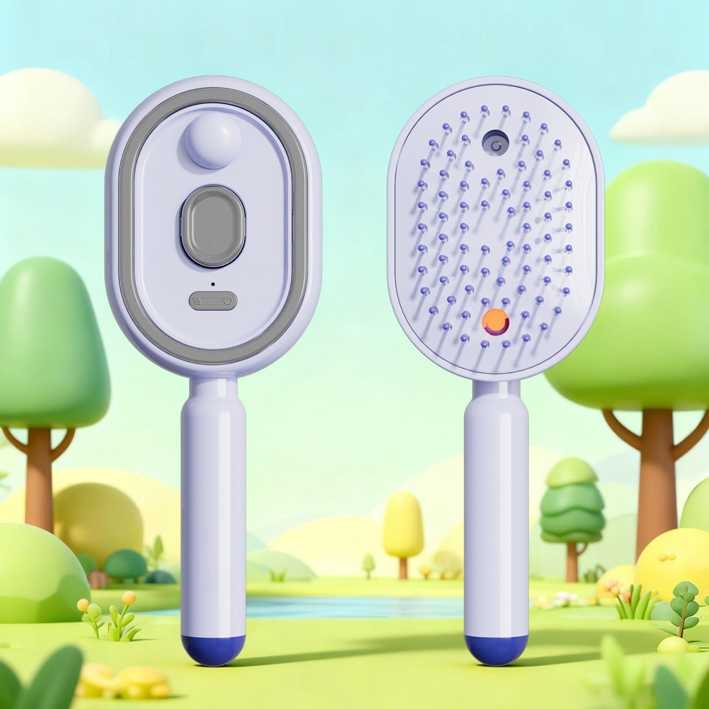 Electric Hair Smoothing Brush with Nano Mist | Smooth Hair in Just One Brush & Hydrate Hair Instantly