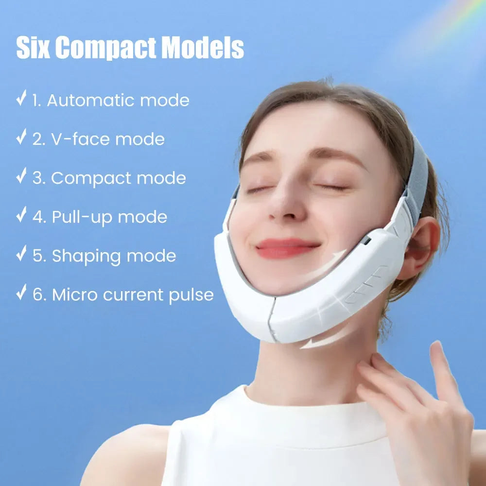 💖 EMS Facial Lifting Machine – V-Face Firming & Face Slimming Massager