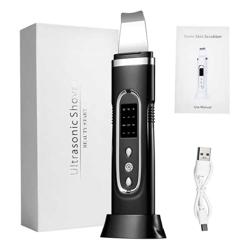 🧴 Ultrasonic Skin Scrubber & Deep Pore Cleanser