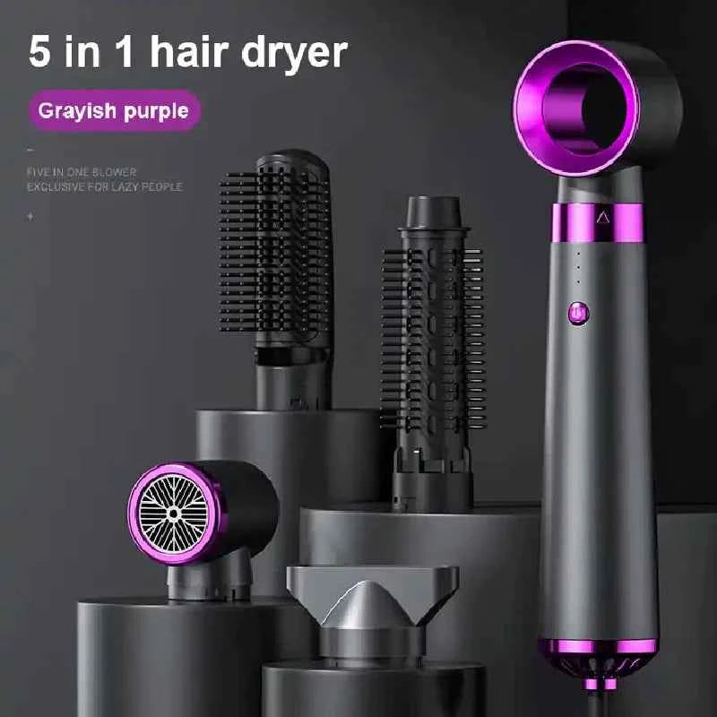 💖 5-in-1 Hot Air Hair Styling Brush & Blow Dryer