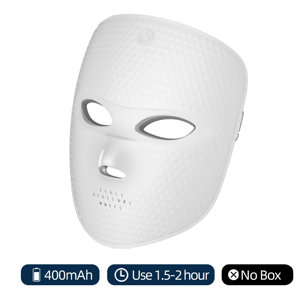 🧴 7-Color LED Light Therapy Facial Mask