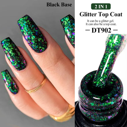 MEET ACROSS 7ml 9D Rainbow Cat Magnetic Gel Nail Polish For Nails Glitter Semi-Permanent UV Gel Nail Art Varnish Manicure Glowena shop