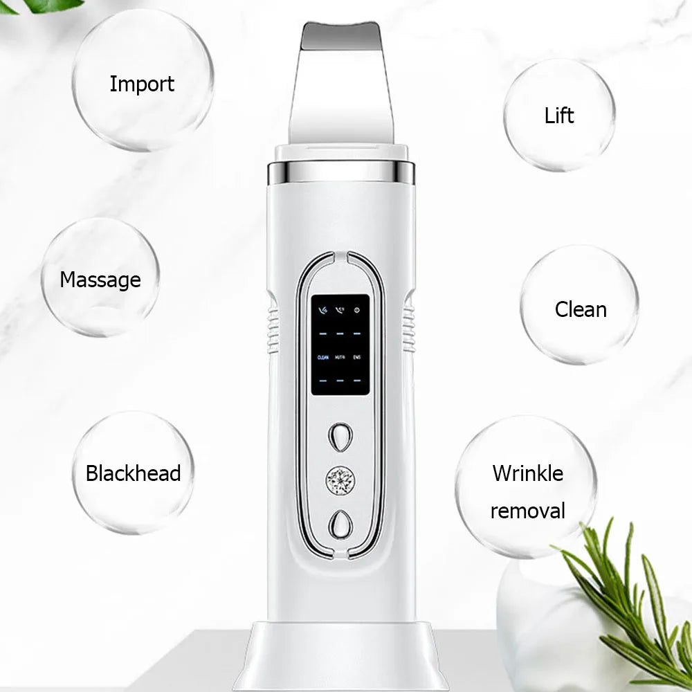 🧴 Ultrasonic Skin Scrubber & Deep Pore Cleanser