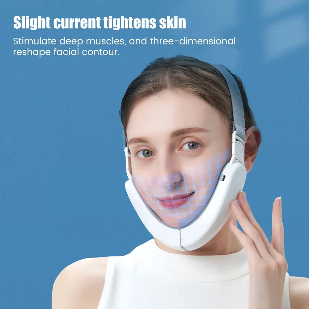 💖 EMS Facial Lifting Machine – V-Face Firming & Face Slimming Massager