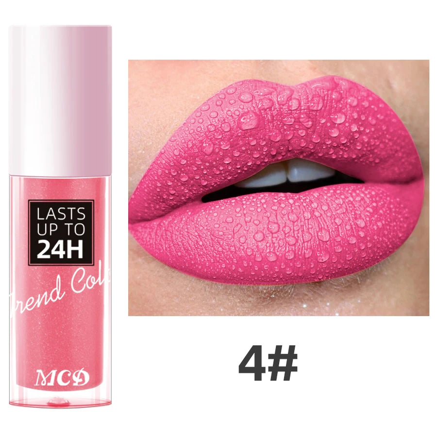 1PC Dark Brown Matte Velvet Lip Gloss Waterproof Liquid Lipstick 22 Colors Lips Korean Makeup for Lip Tint Lip Glaze Cosmetics Glowena shop