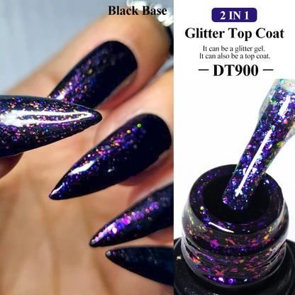 MEET ACROSS 7ml 9D Rainbow Cat Magnetic Gel Nail Polish For Nails Glitter Semi-Permanent UV Gel Nail Art Varnish Manicure Glowena shop