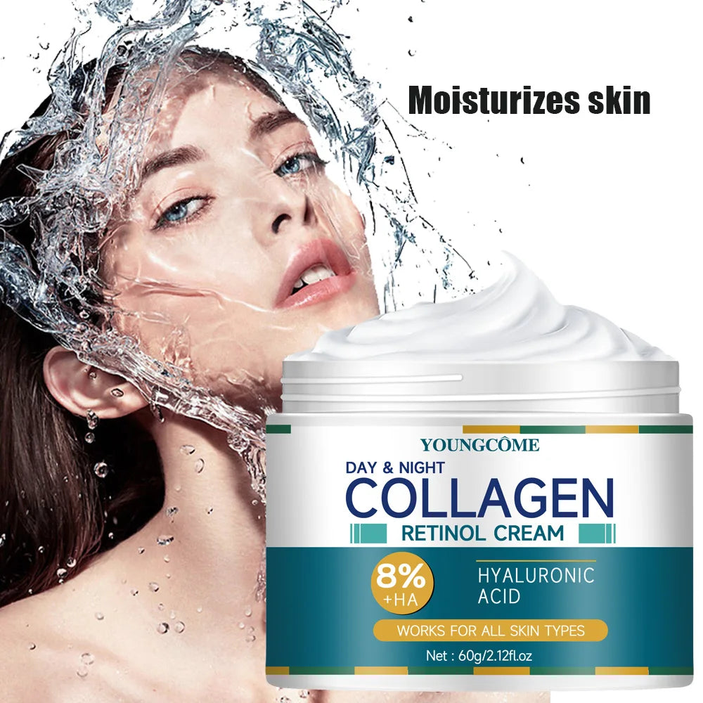 YOUNGCOME Retinol Cream Hyaluronic Acid Skin Care Anti-Wrinkle Moisturizing Anti-Aging Night Shrink Pores Whitening Smooth Glowena shop