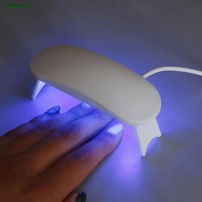 1pc 6W 80cm Mini UV LED Lamp USB Charging Gel Polish Curing Machine Nail Dryer Glowena shop