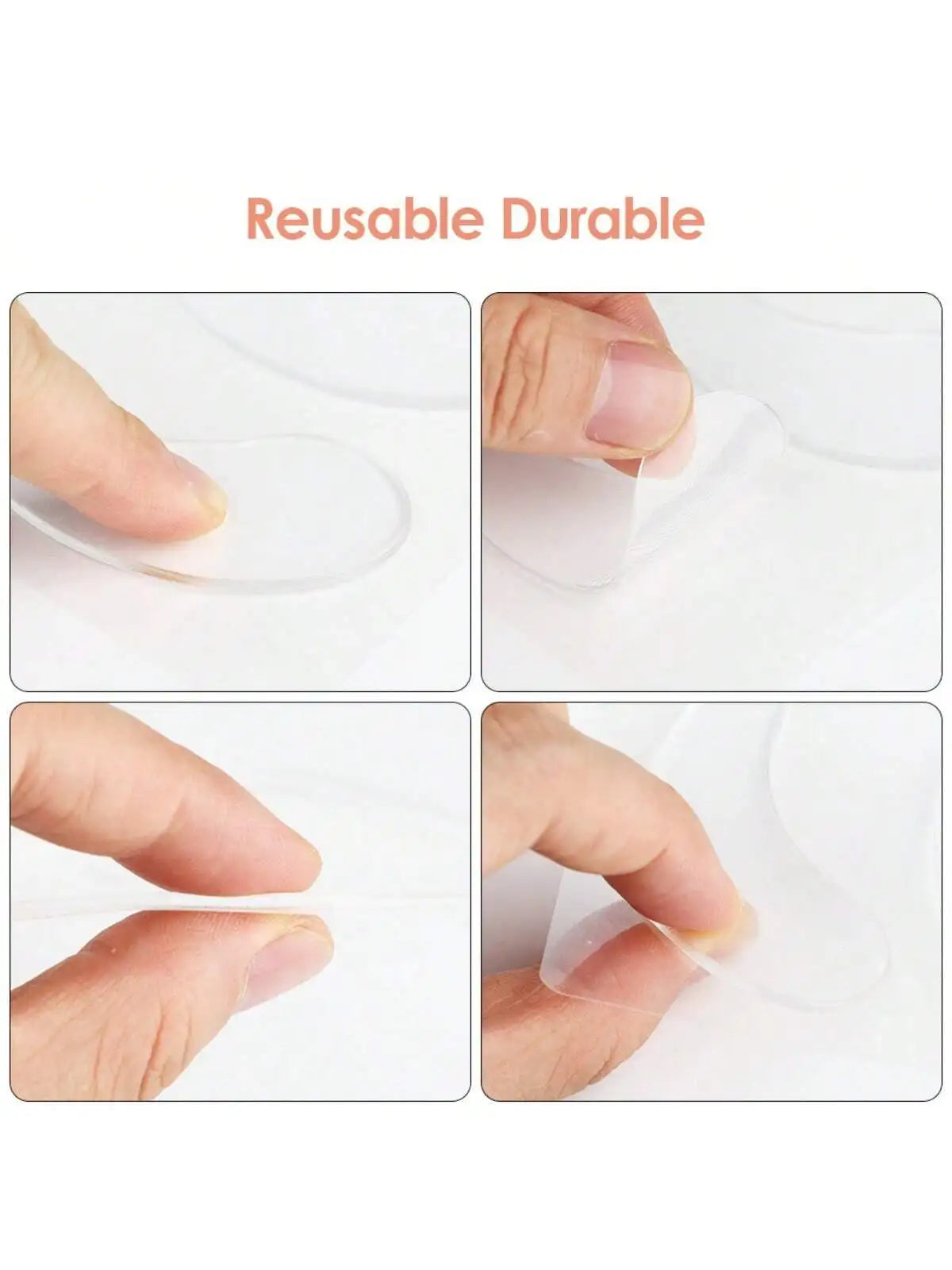 ✨ Reusable Silicone Face & Neck Anti-Wrinkle Patches