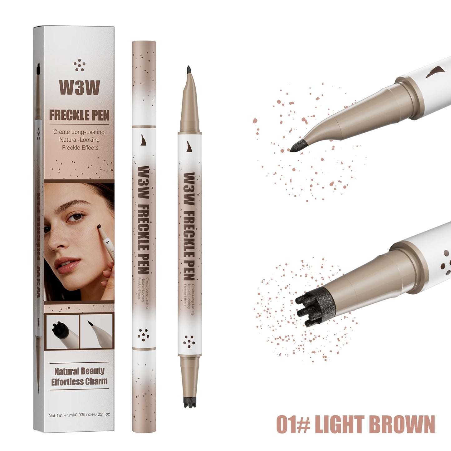 💄 Waterproof Freckle Stamp Pen – Natural & Long-Lasting