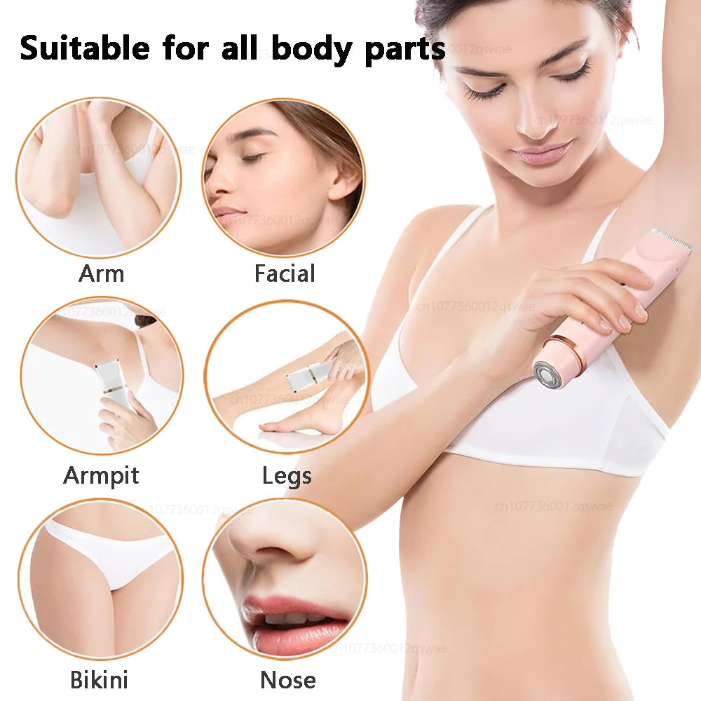 🪒 Double-Head Electric Shaver for Women