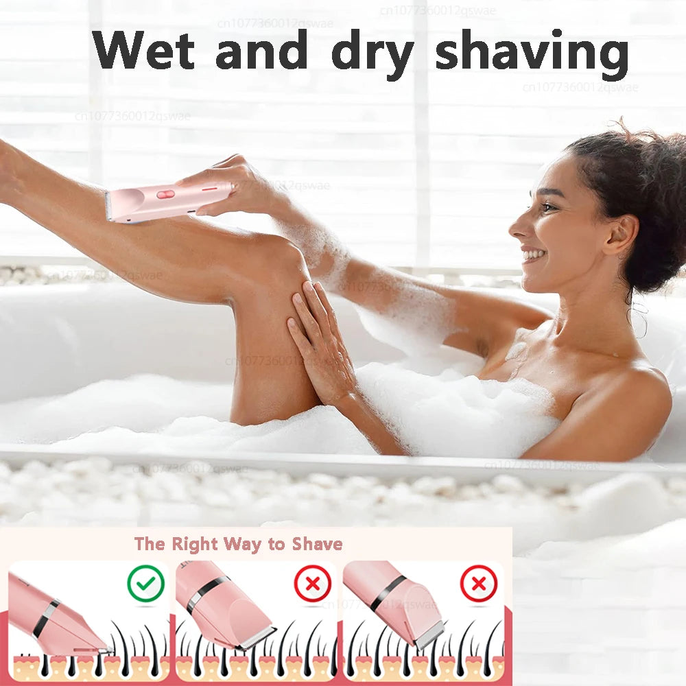 🪒 Double-Head Electric Shaver for Women
