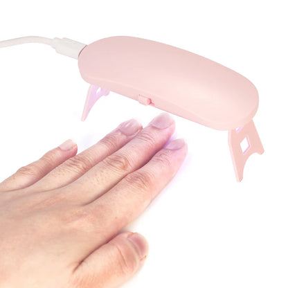 1pc 6W 80cm Mini UV LED Lamp USB Charging Gel Polish Curing Machine Nail Dryer Glowena shop