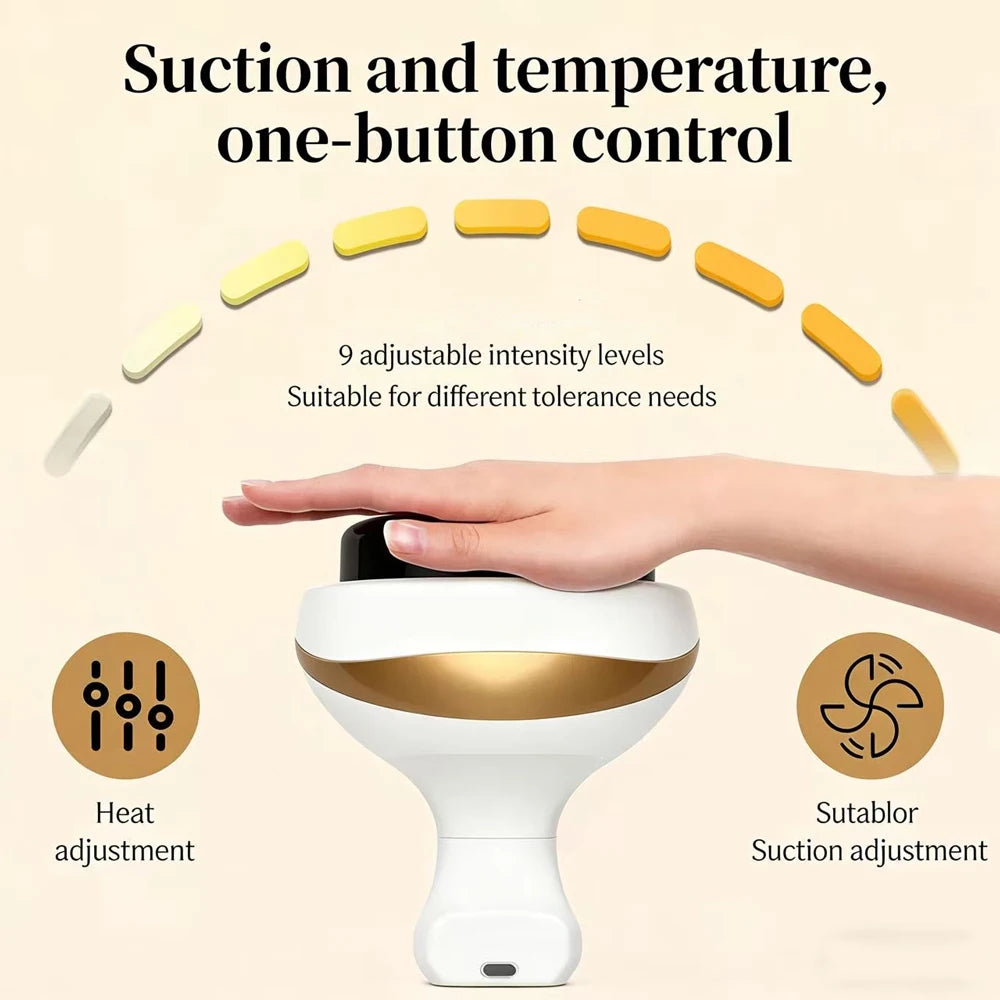 💖 Electric Cupping Massager with Heat & Suction Therapy