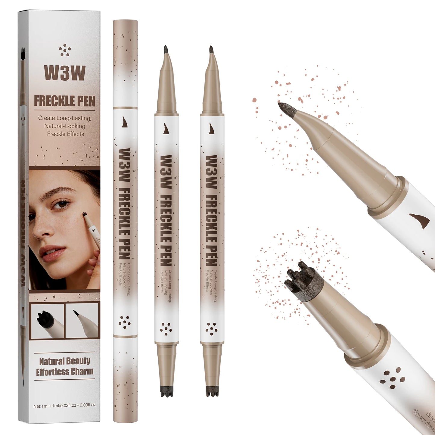 💄 Waterproof Freckle Stamp Pen – Natural & Long-Lasting