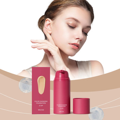 Natural Warm Tone Foundation, Facial Evening Tone, Soft Makeup Finish, Long-Lasting Radiance, Delicate & Sheer Texture Glowena shop