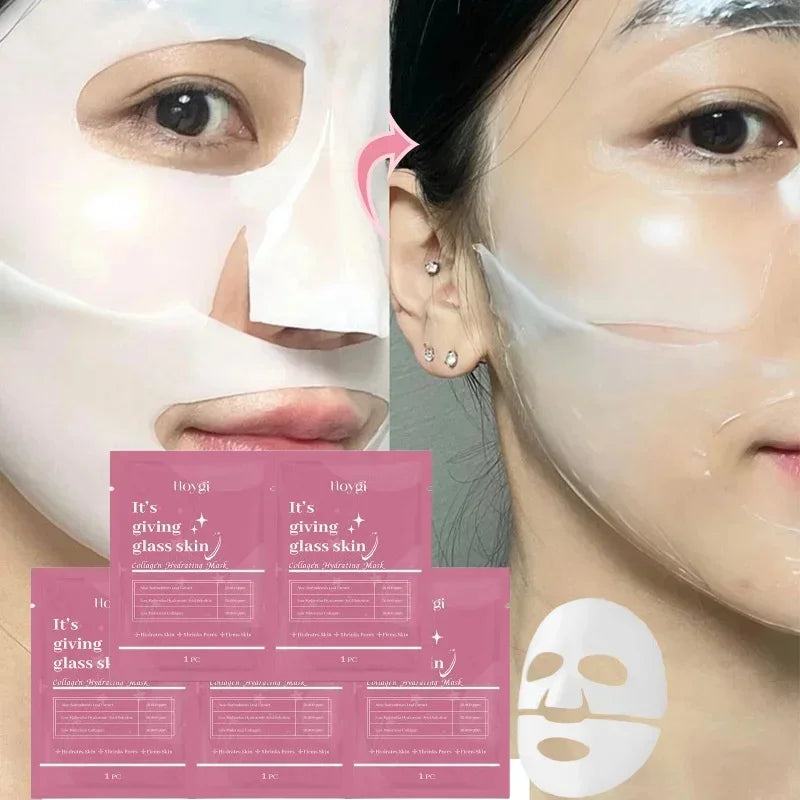 💖 Collagen Hydrating Sheet Face Mask for Glowing Skin