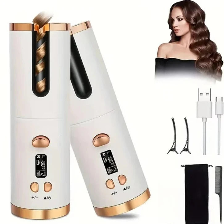 💖 Automatic Cordless Hair Curler with Fast Heating