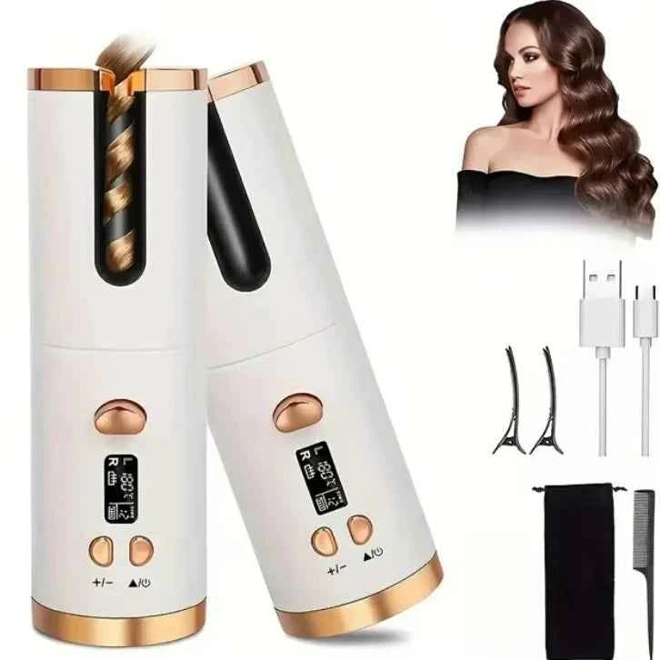💖 Automatic Cordless Hair Curler with Fast Heating