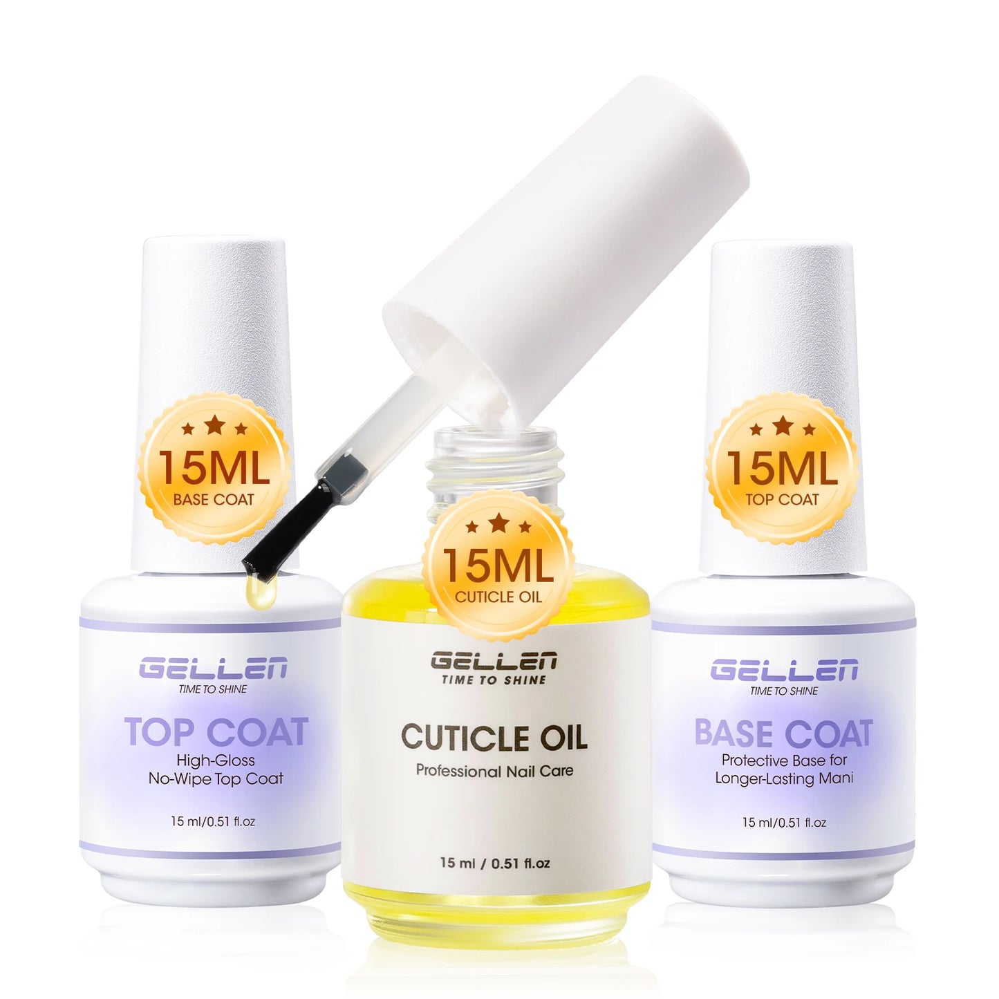 GELLEN Amethyst Builder Gel 20ml 4 in 1 Top Coat Nail Gel Nail Art Extension Apex Building Chrome Nails Professional Salon DIY Glowena shop