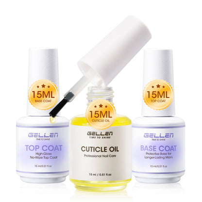GELLEN Amethyst Builder Gel 20ml 4 in 1 Top Coat Nail Gel Nail Art Extension Apex Building Chrome Nails Professional Salon DIY Glowena shop