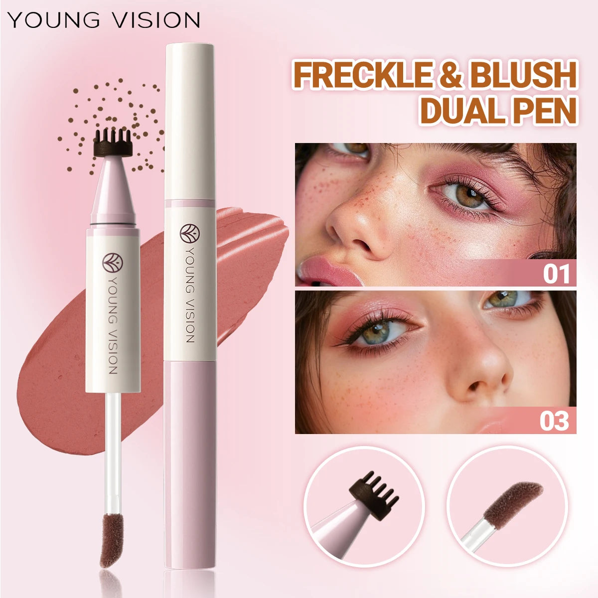 💖 Natural Freckle Pen – Waterproof, Long-Lasting & Quick-Dry Freckle Stamp
