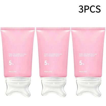 PDRN Collagen Skincare Set Volume Multi‑Balm & Gua Sha Neck Cream Nourishing Care For Delicate Neck Skin Hydrating Plumping Glowena