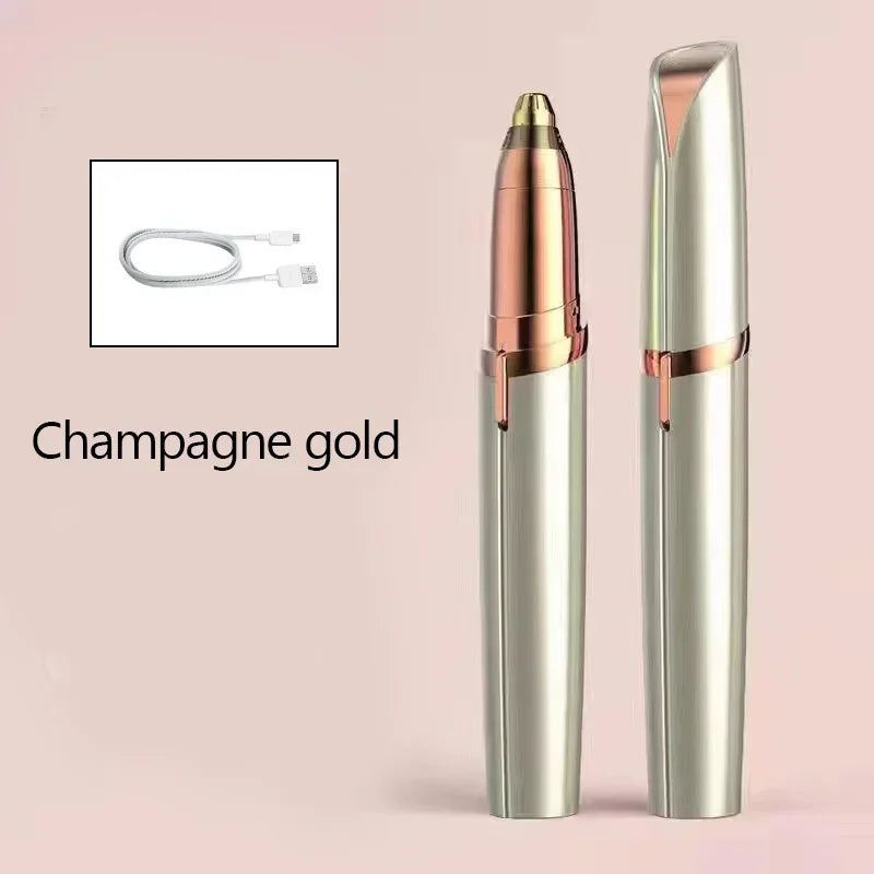 💖 Electric Eyebrow Trimmer – Painless Facial Hair Remover for Women