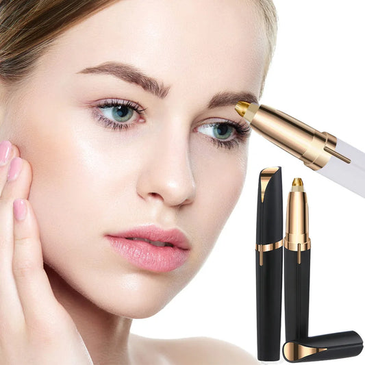 💖 Electric Eyebrow Trimmer – Painless Facial Hair Remover for Women