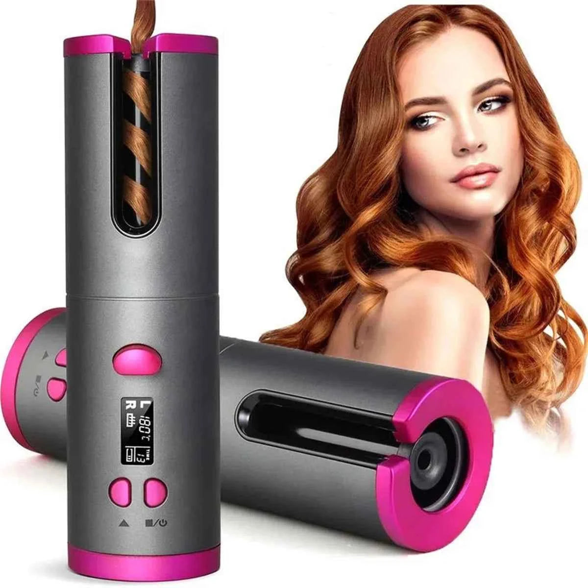 💖 Automatic Cordless Hair Curler with Fast Heating