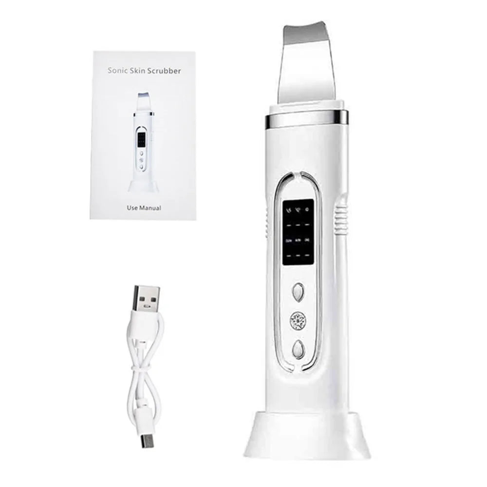 🧴 Ultrasonic Skin Scrubber & Deep Pore Cleanser