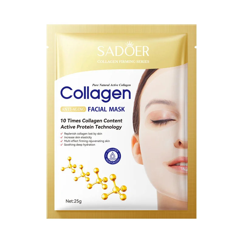 ✨ 10PCS Collagen Anti-Wrinkle Facial Mask Set
