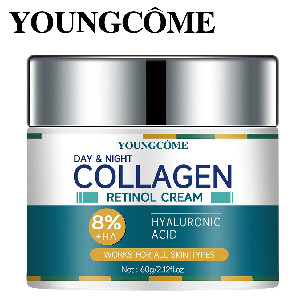YOUNGCOME Retinol Cream Hyaluronic Acid Skin Care Anti-Wrinkle Moisturizing Anti-Aging Night Shrink Pores Whitening Smooth Glowena shop