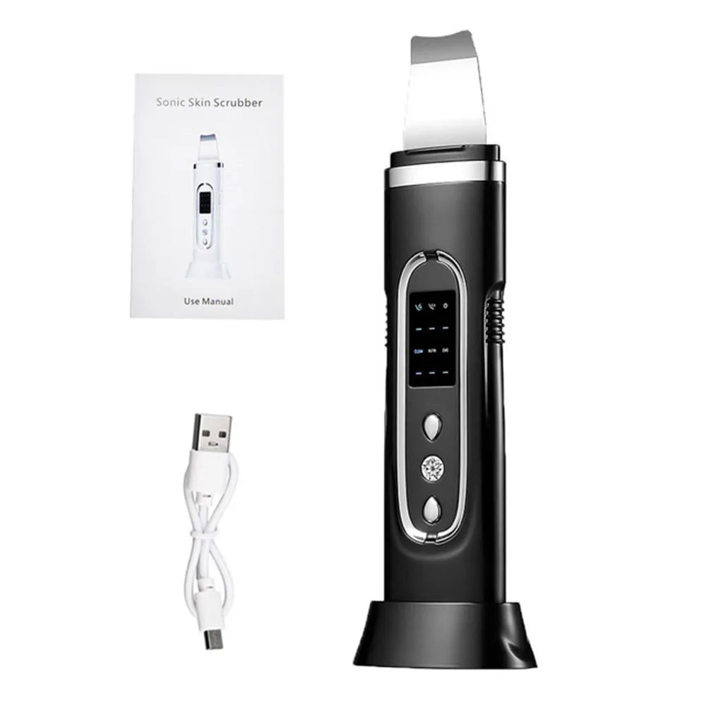 🧴 Ultrasonic Skin Scrubber & Deep Pore Cleanser