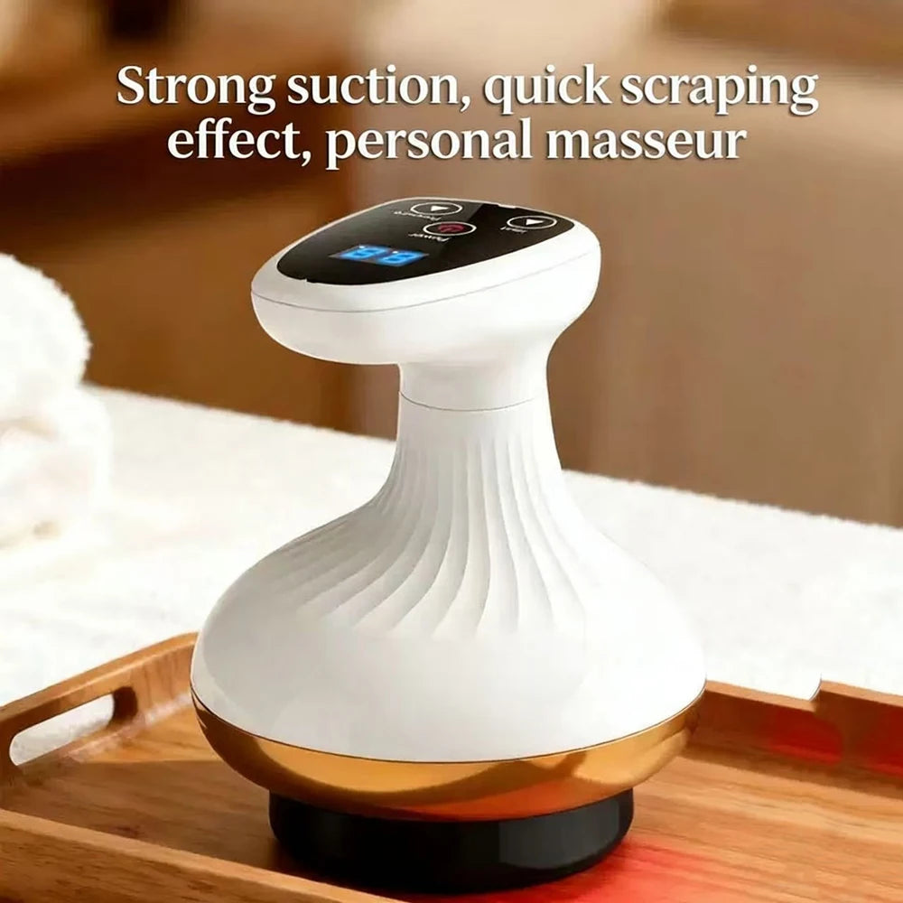 💖 Electric Cupping Massager with Heat & Suction Therapy