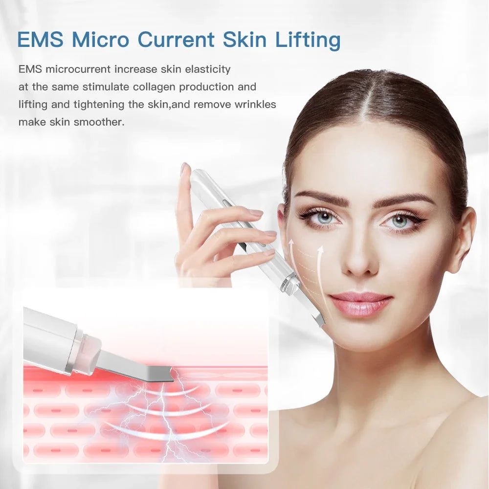 🧴 Ultrasonic Skin Scrubber & Deep Pore Cleanser