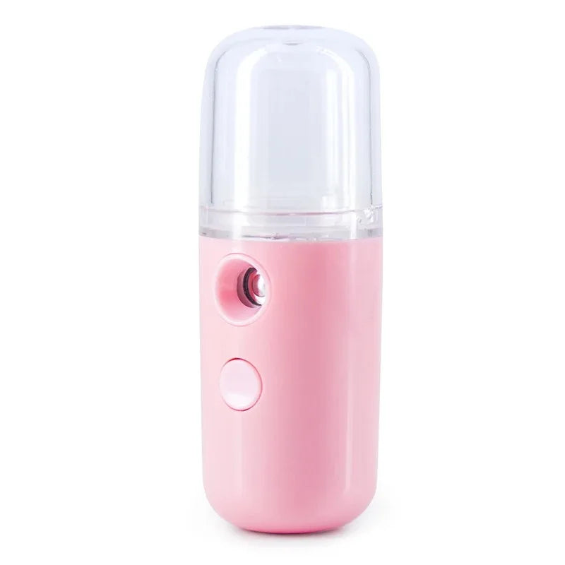 💖 Mini Nano Spray Face Steamer – USB Facial Mist Sprayer & Skin Hydration Tool