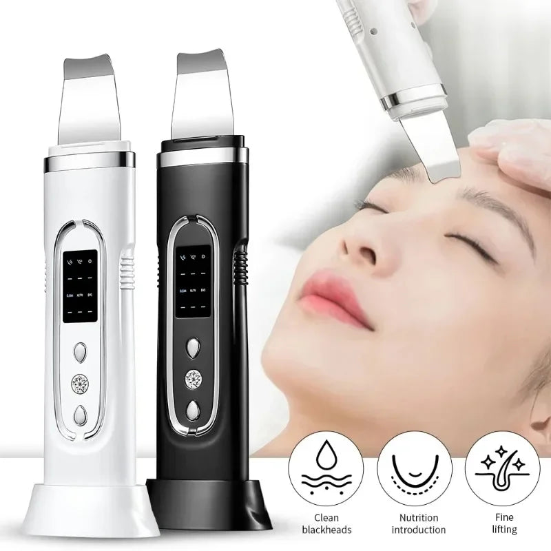 🧴 Ultrasonic Skin Scrubber & Deep Pore Cleanser