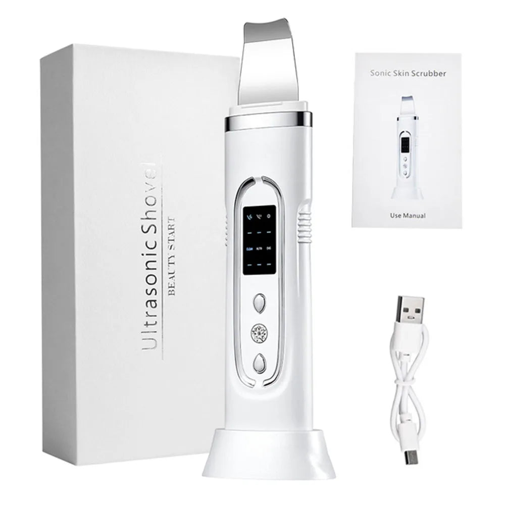 🧴 Ultrasonic Skin Scrubber & Deep Pore Cleanser