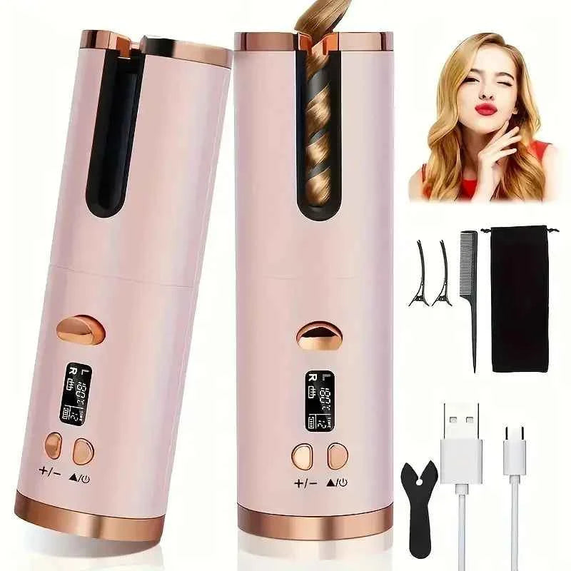 💖 Automatic Cordless Hair Curler with Fast Heating