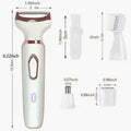 4-in-1 Women's Electric Shaver & Trimmer Set | Rechargeable Painless Hair Removal | Glowena