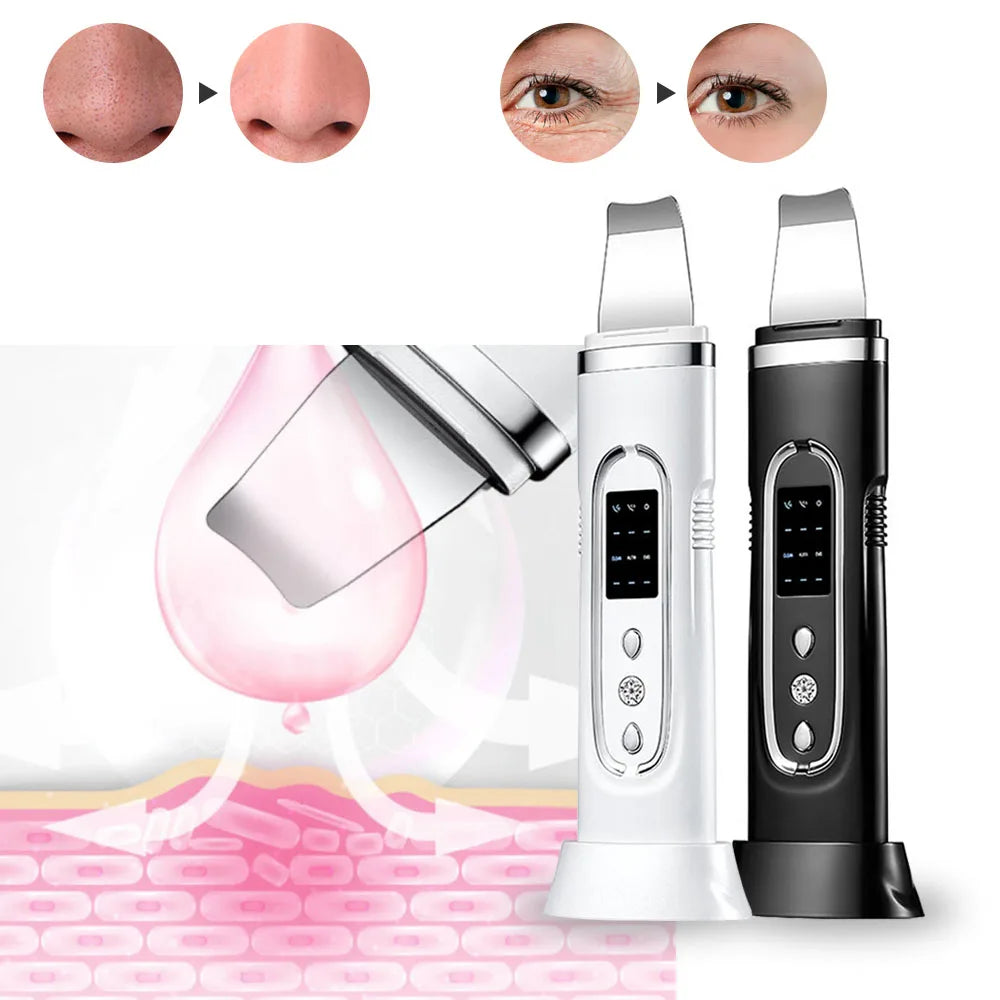 🧴 Ultrasonic Skin Scrubber & Deep Pore Cleanser