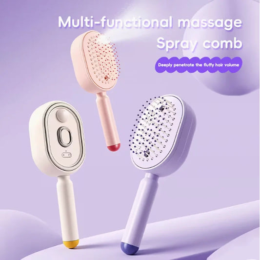 Red Light Spray Massage Hair Comb