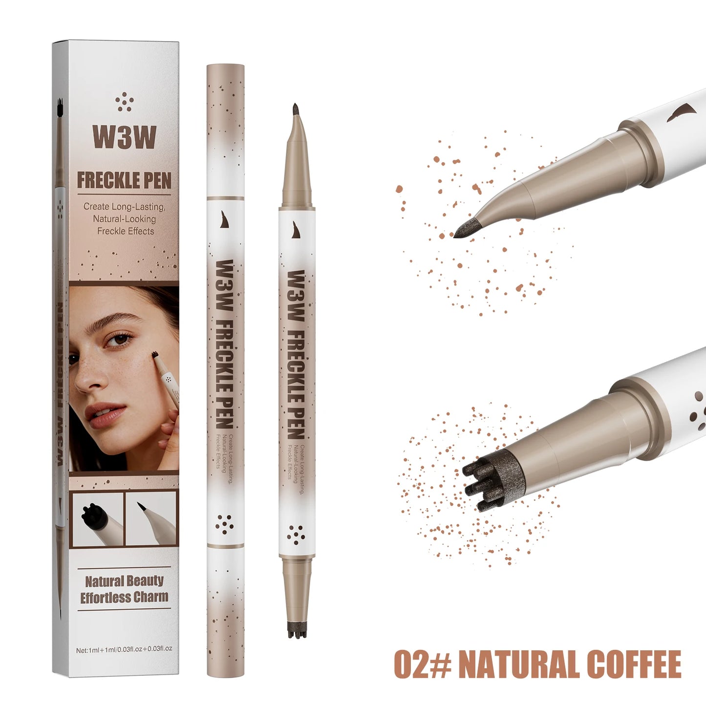 💄 Waterproof Freckle Stamp Pen – Natural & Long-Lasting