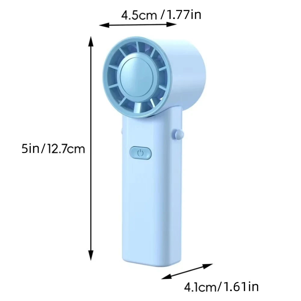 🌬️ Mini Portable Neck Fan – USB Rechargeable & Foldable