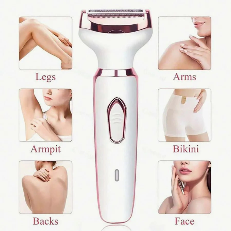 🪒 4-in-1 Women's Electric Shaver & Grooming Kit