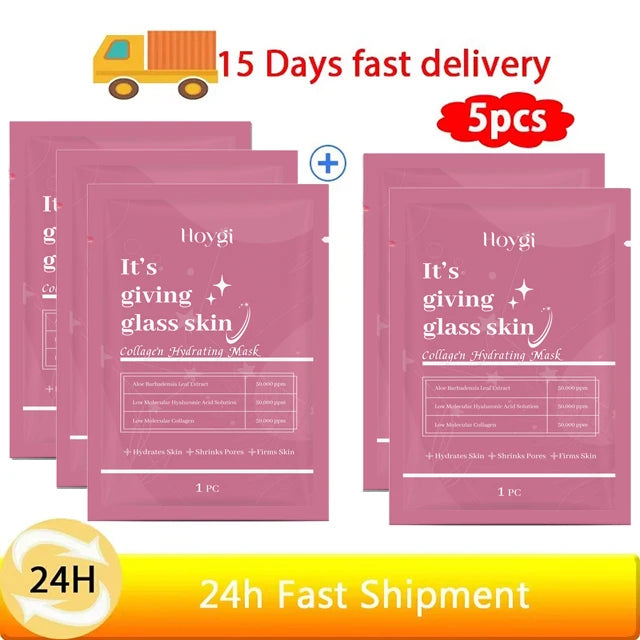 💖 Collagen Hydrating Sheet Face Mask for Glowing Skin
