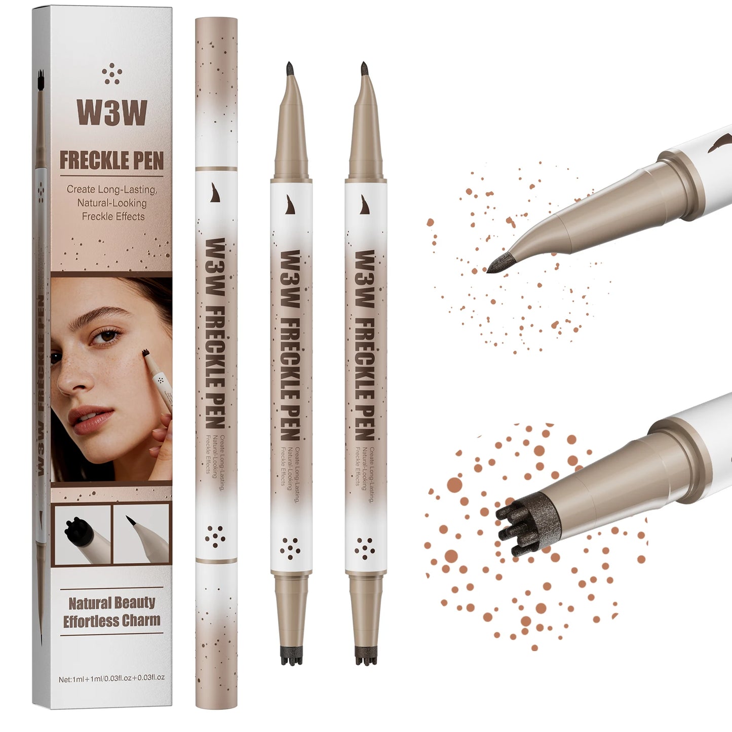 💄 Waterproof Freckle Stamp Pen – Natural & Long-Lasting