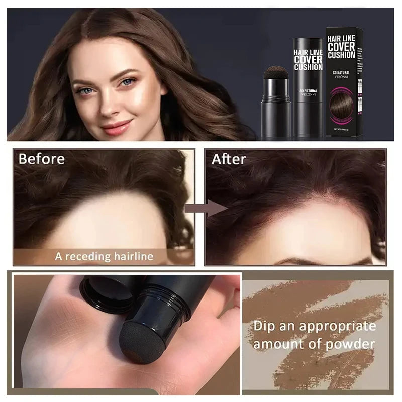 1pcs Pro Hairline Enhancer Stick Waterproof Sweat-Resistant Hair Filling Powder for Thinning Hair Hair Shadow Shading Sponge Pen Glowena shop