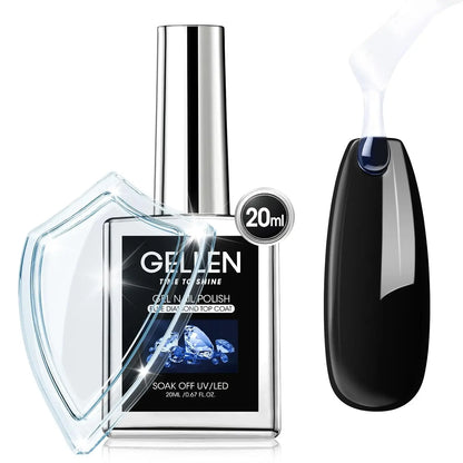 GELLEN Amethyst Builder Gel 20ml 4 in 1 Top Coat Nail Gel Nail Art Extension Apex Building Chrome Nails Professional Salon DIY Glowena shop